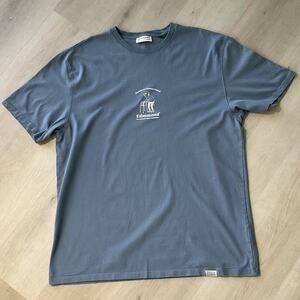 Edmmond Studios  Mens XXL Blue Standard Citizens United Short Sleeve Short